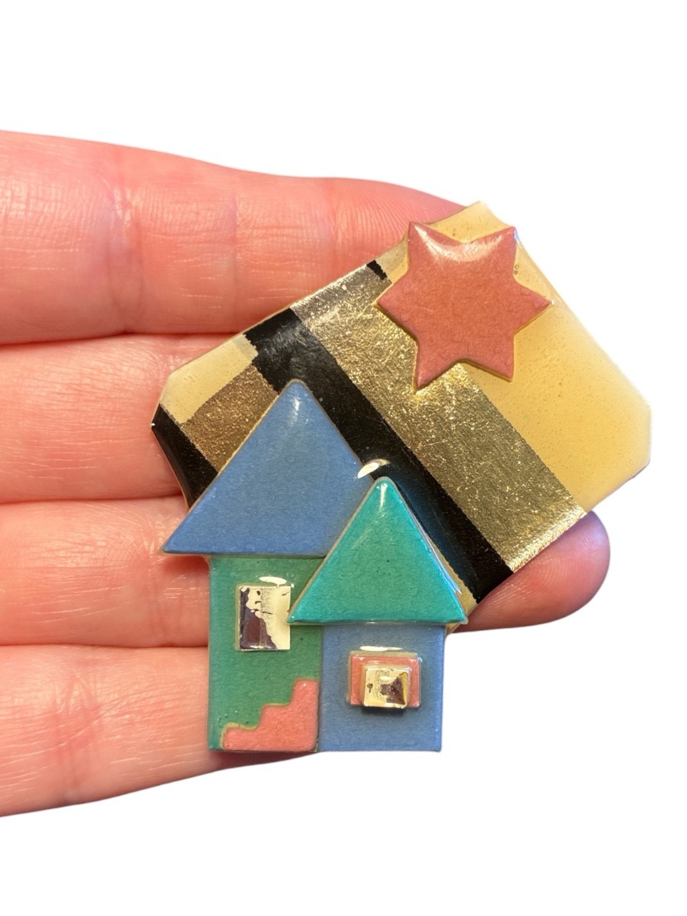 Colorful House Pin By Lucinda